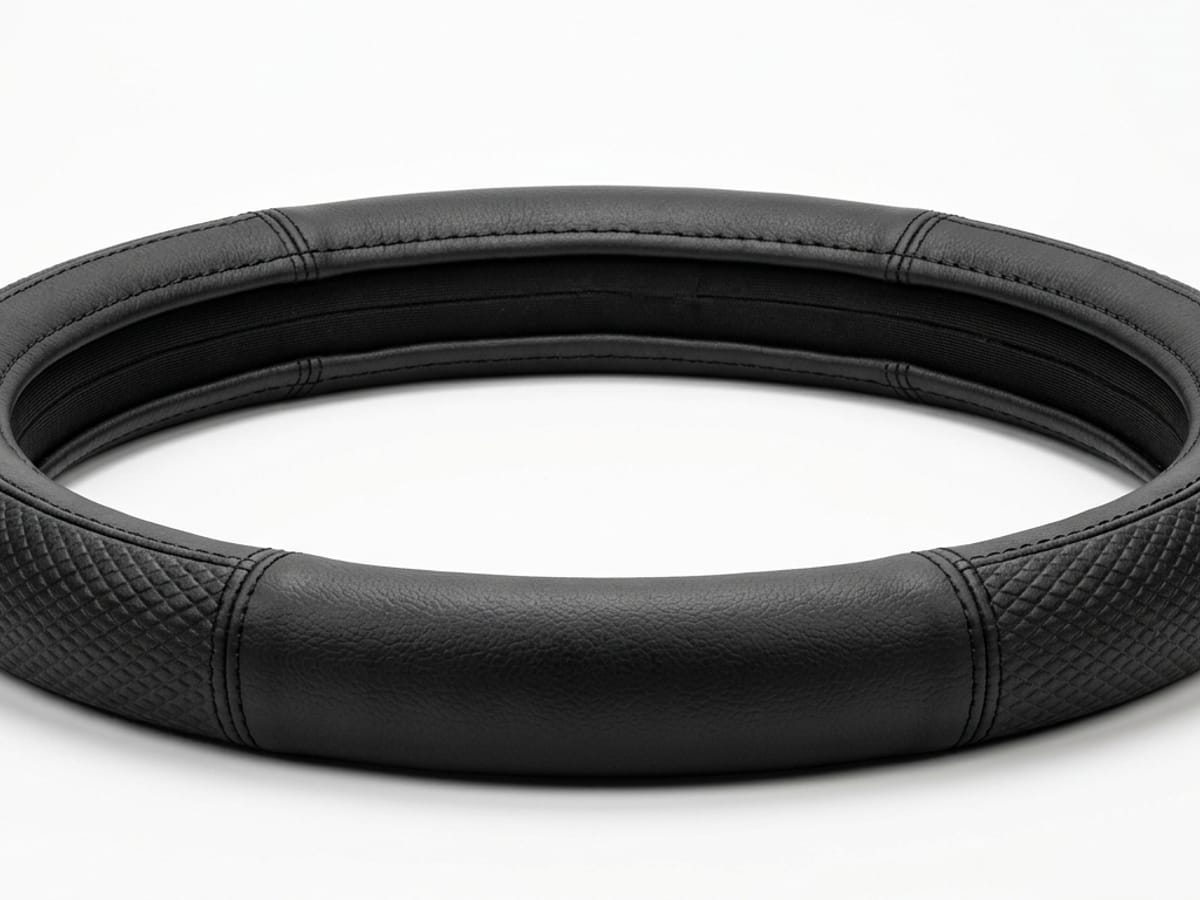 Leather Steering Wheel Cover